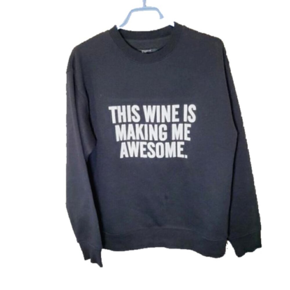 Brunette the Label this wine crewneck sweater